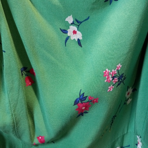 Old Navy green floral dress - Picture 5 of 5